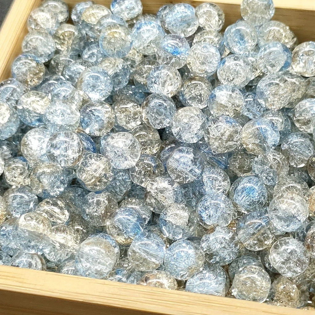 Super Lucky Beads DIY glass beads with crackling patterns