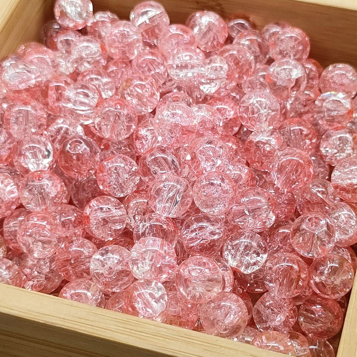Super Lucky Beads DIY glass beads with crackling patterns